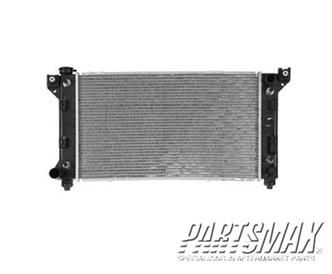 3010 | 1998-2000 DODGE CARAVAN Radiator assembly w/3.3L V6 engine; w/heavy duty cooling | CH3010166|5191925AA