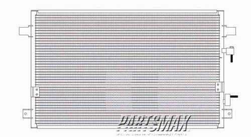 2910 | 2004-2006 CHRYSLER PACIFICA Air conditioning condenser all | CH3030202|5102434AC