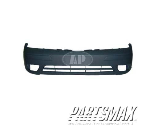 1000 | 2005-2007 FORD FOCUS Front bumper cover w/o Appearance Pkg; w/o Fog Lamp Holes Cut Out; prime | FO1000572|6S4Z17D957DA