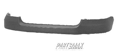 1000 | 2006-2008 FORD F-150 Front bumper cover STX|FX2|FX4|XLT|HARLEY|KING RANCH; upper; w/o Wheel Opening Mldgs; prime | FO1000616|6L3Z17D957AAPTM
