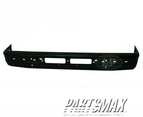 1002 | 1989-1990 FORD BRONCO II Front bumper face bar w/pad holes; black | FO1002219|E9TZ17757F