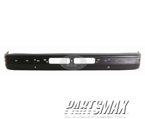 1002 | 1989-1990 FORD BRONCO II Front bumper face bar w/o pad holes; black | FO1002372|E9TZ17757B