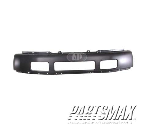1002 | 2005-2007 FORD F-250 SUPER DUTY Front bumper face bar F250/F350; w/o fender flare holes; bright | FO1002392|5C3Z17757BA