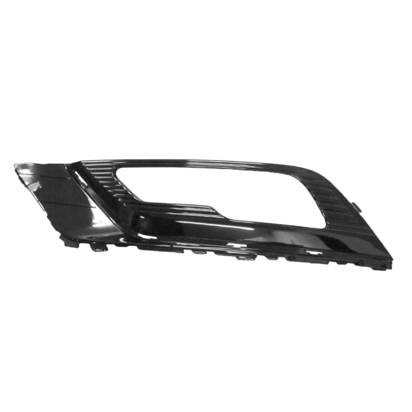 1038 | 2017-2018 FORD FUSION LT Front bumper insert Fog Lamp Bezel; w/Fog Lamps; High Gloss Black | FO1038168|HS7Z17B814CB