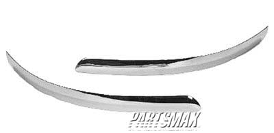 1058 | 1999-2003 FORD WINDSTAR LT Front bumper impact strip SE/SEL; bright | FO1058274|XF5Z17K833AA