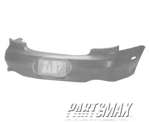 2430 | 1996-1999 FORD TAURUS Rear bumper cover SHO; prime | FO1100256|F6DZ17K835D