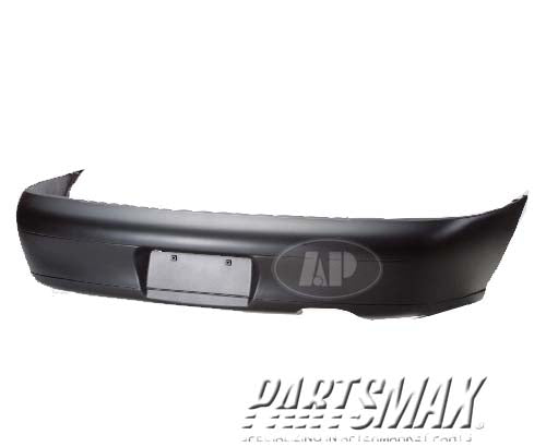 1100 | 1997-1999 MERCURY TRACER Rear bumper cover 4dr sedan; prime | FO1100264|F7CZ17906AA