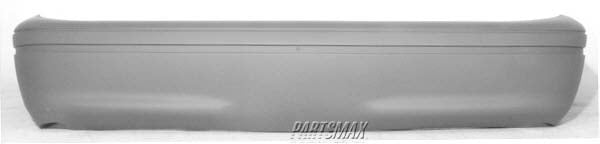 2430 | 1998-2005 FORD CROWN VICTORIA Rear bumper cover prime | FO1100279|YW7Z17K835CA