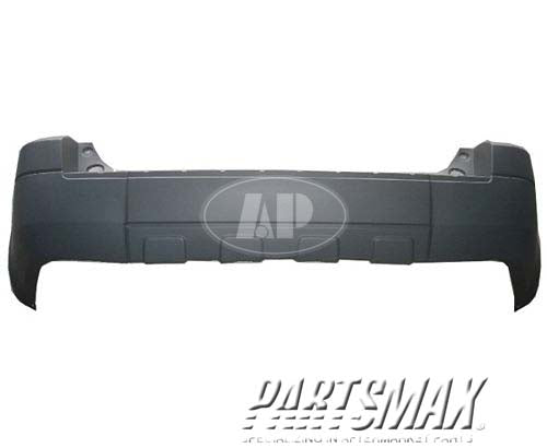 1100 | 2005-2006 FORD ESCAPE Rear bumper cover LIMITED; w/o No Boundries Pkg; w/o hitch; prime | FO1100383|5L8Z17K835DAA