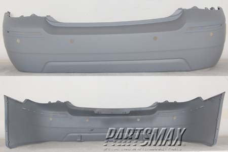 2430 | 2005-2007 FORD FIVE HUNDRED Rear bumper cover w/proximity sensor; prime | FO1100394|5G1Z17K835BAA