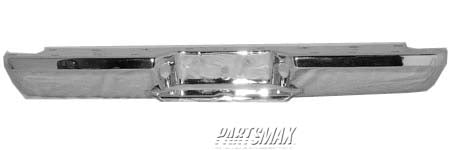 1102 | 1998-2011 FORD RANGER Rear bumper face bar Styleside; Chrome | FO1102283|4L5Z17906AA