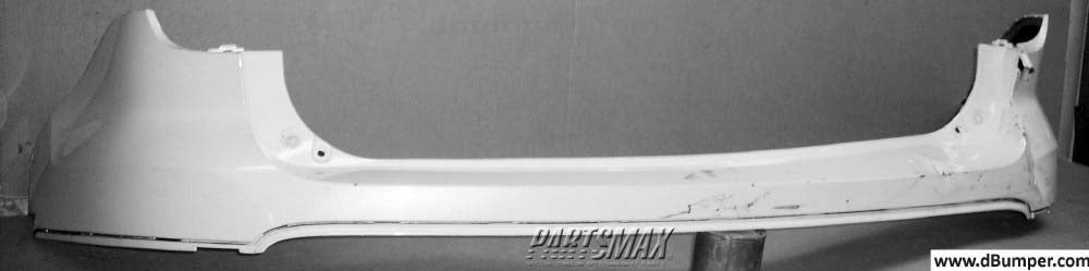 2432 | 2011-2015 FORD EXPLORER Rear bumper cover upper w/o Rear Object Sensors; prime | FO1114102|BB5Z17K835APTM