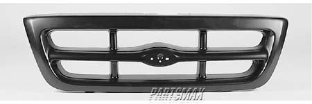 860 | 1998-2000 FORD RANGER Grille assy 2WD; XLT; bright | FO1200340|F87Z8200EAA