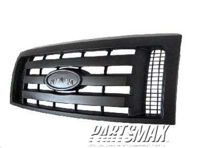 1200 | 2009-2012 FORD F-150 Grille assy XL; Textured | FO1200510|9L3Z8200A
