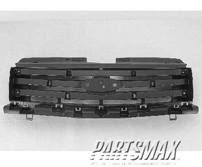 890 | 2008-2009 FORD TAURUS X Grille bracket Grille Reinforcement; Matte Dark Gray (Grille Inner) | FO1207109|8F9Z8A284A