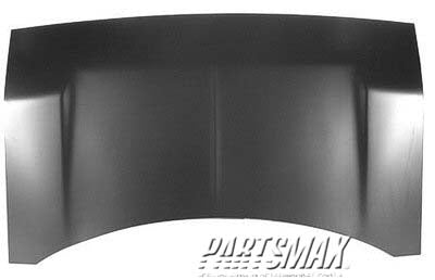1230 | 1975-1991 FORD E-150 ECONOLINE CLUB WAGON Hood panel assy steel replacement type; requires new hinges | FO1230111|E7UZ16612A