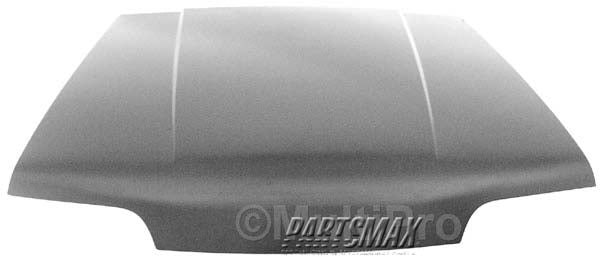 1230 | 1987-1993 FORD MUSTANG Hood panel assy all | FO1230112|E7ZZ16612A