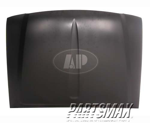 10 | 2004-2011 FORD RANGER Hood panel assy all; Steel | FO1230250|4L5Z16612BA
