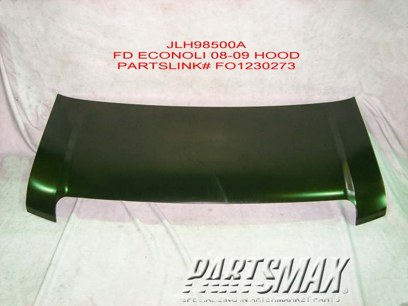 1230 | 2008-2021 FORD E-350 SUPER DUTY Hood panel assy CUTAWAY | FO1230273|8C2Z16612A