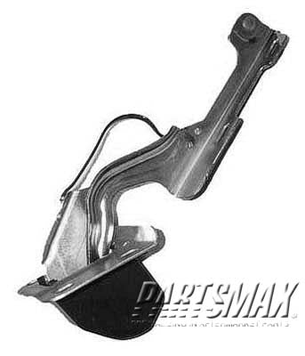 1236 | 1995-2000 FORD EXPLORER Hood hinge assy right side | FO1236112|XL2Z16796AA