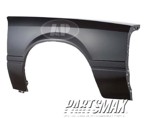 1241 | 1983-1986 FORD MUSTANG RT Front fender assy except SVO | FO1241109|E1ZZ16005A