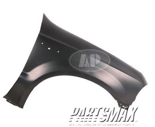1241 | 2005-2007 FORD F-350 SUPER DUTY RT Front fender assy w/o fender flares; F250/F350; w/o wheel opening moldings | FO1241208|F81Z16005AA