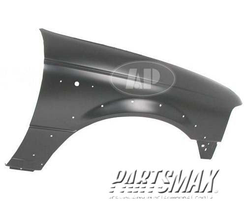 60 | 2004-2005 FORD RANGER RT Front fender assy w/wheel opening molding | FO1241238|5L5Z16005B