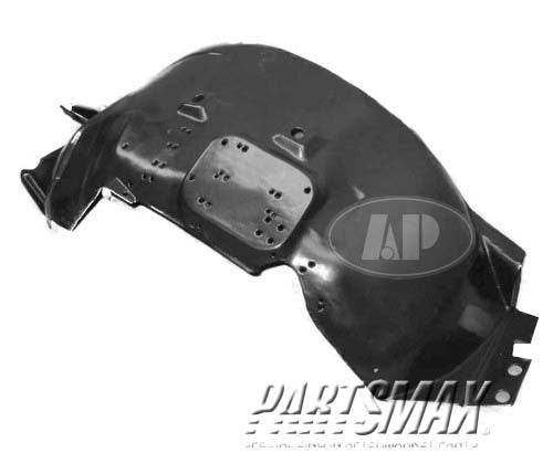 1248 | 1995-1997 FORD RANGER LT Front fender inner panel fender liner | FO1248106|F57Z16055B