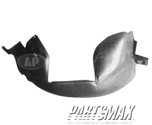 1250 | 1989-1995 MERCURY COUGAR LT Front fender splash shield all | FO1250104|F2SZ16103A