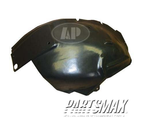 1250 | 2005-2009 FORD MUSTANG LT Front fender splash shield GT; front | FO1250129|5R3Z16103BA