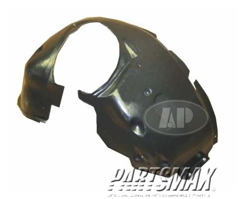 1250 | 1999-2002 MERCURY COUGAR LT Front fender splash shield plastic liner | FO1250130|XS8Z16103AA