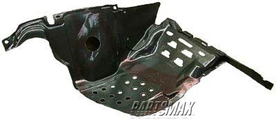 150 | 2005-2007 FORD ESCAPE LT Front fender splash shield lower; plastic liner | FO1250140|YL8Z16103AA