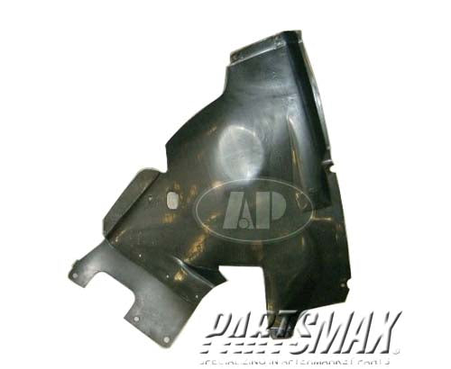 1251 | 2000-2007 FORD TAURUS RT Front fender splash shield front fender liner; w/DOHC engine | FO1251119|YF1Z16102BA