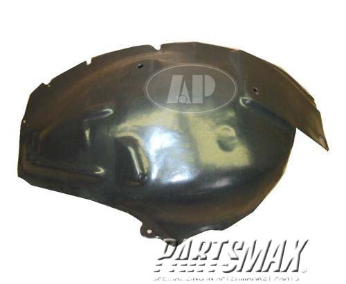 1251 | 2005-2009 FORD MUSTANG RT Front fender splash shield GT; front | FO1251130|5R3Z16102BA