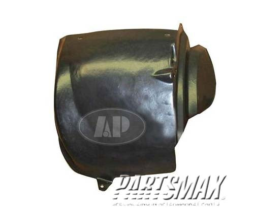 160 | 2003-2005 LINCOLN AVIATOR RT Front fender splash shield plastic liner; Front | FO1251133|2C5Z16184AA