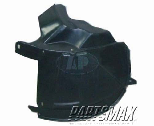 160 | 2006-2010 MERCURY MOUNTAINEER RT Front fender splash shield front; plastic liner | FO1251139|6L9Z16D072AA