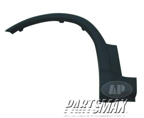 1290 | 2001-2007 FORD ESCAPE LT Front wheel opening molding XLT|LIMITED; w/Appearance Pkg | FO1290120|3L8Z16039AAPTM