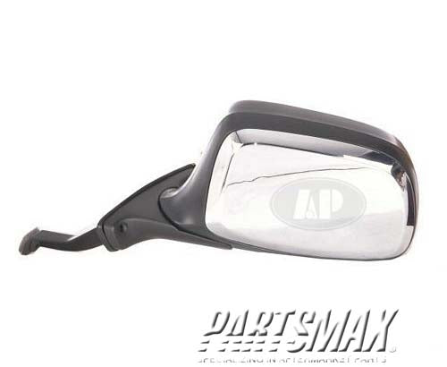 1320 | 1992-1996 FORD BRONCO LT Mirror outside rear view manual; paddle design; black & bright | FO1320152|F7TZ17683DAB