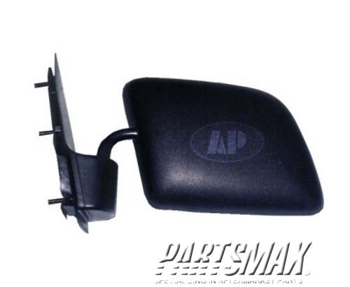 1320 | 1994-2000 FORD E-350 ECONOLINE CLUB WAGON LT Mirror outside rear view manual foldaway paddle; black | FO1320172|F4UZ17683A