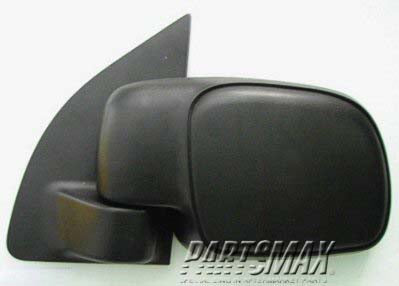 1320 | 1999-2007 FORD F-250 SUPER DUTY LT Mirror outside rear view manual; paddle design | FO1320209|F81Z17683AAB