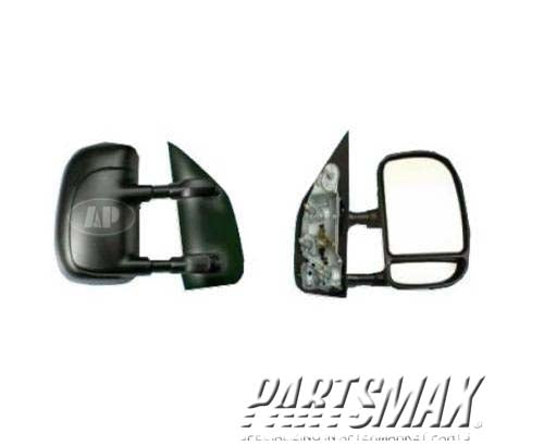 1320 | 2003-2005 FORD E-150 CLUB WAGON LT Mirror outside rear view manual; telescoping double swing | FO1320238|7C2Z17683DA