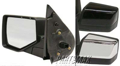 1320 | 2006-2010 MERCURY MOUNTAINEER LT Mirror outside rear view Power; Heated; w/Puddle Lamp; w/Cover; PTM; see notes | FO1320284|6L2Z17683CAA-PFM