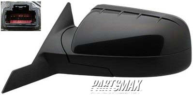 1320 | 2008-2009 FORD TAURUS LT Mirror outside rear view Heated; w/Memory; w/o Puddle Lamp; w/Cover; PTM; see notes | FO1320313|8G1Z17683J
