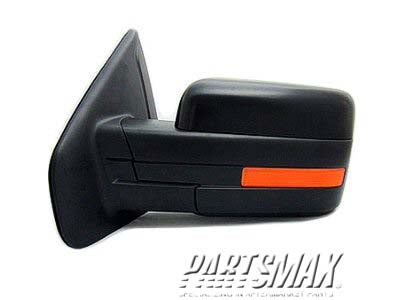 1320 | 2009-2010 FORD F-150 LT Mirror outside rear view Std Type; Power; w/o Puddle Lamp; Heated; w/o Auto Dimmer; PTM | FO1320354|9L3Z17683DBPTM-PFM