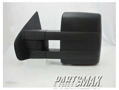 1700 | 2004-2011 FORD F-150 LT Mirror outside rear view Manual; Non-Heated; Trailer Tow Type; Textured Black | FO1320368|9L3Z17683AC