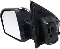 1700 | 2015-2016 FORD F-150 LT Mirror outside rear view Std Type; w/BLIS; w/Mem; w/o Camera; w/o Spot; Pwr-Fold; w/o Dimmer; Chrome | FO1320528|FL3Z17683JA-PFM