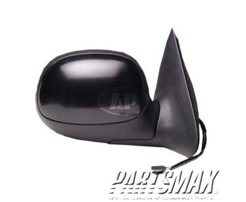 1321 | 1997-2002 FORD F-150 RT Mirror outside rear view Regular/Super Cab; Contour Type; Power; w/o Signal; w/Black Cover; PTM | FO1321134|F85Z17682FAA-PFM