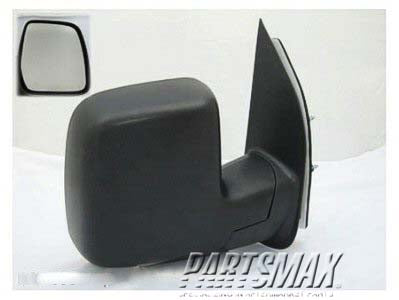 1321 | 2008-2009 FORD E-150 RT Mirror outside rear view Manual; Sail Type | FO1321337|7C2Z17682BA