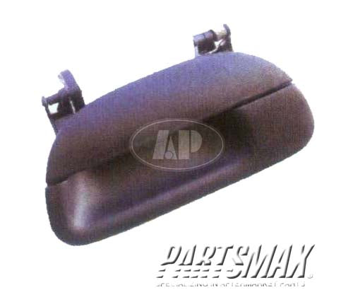 1915 | 1999-2007 FORD F-250 SUPER DUTY Rear gate handle w/o tailgate lock; black | FO1915110|1L3Z9943400BAA