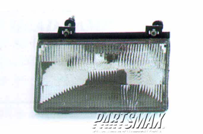 2502 | 1992-1994 FORD TEMPO LT Headlamp assy composite all | FO2502108|F23Z13008B